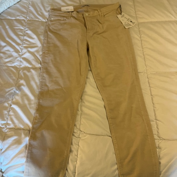 7 For All Mankind Velvet White High Waist Skinny - Picture 2 of 3